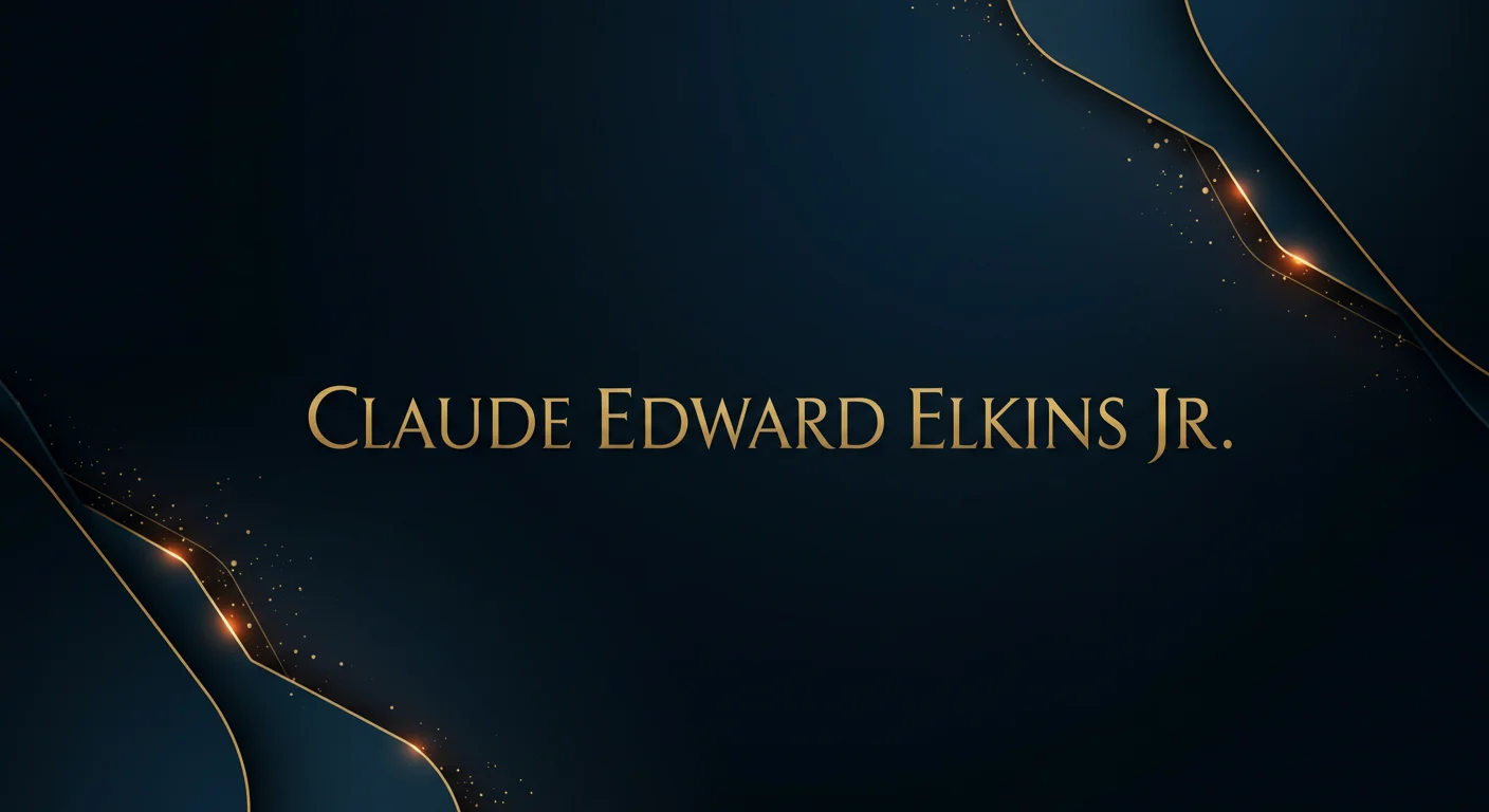 Claude Edward Elkins Jr