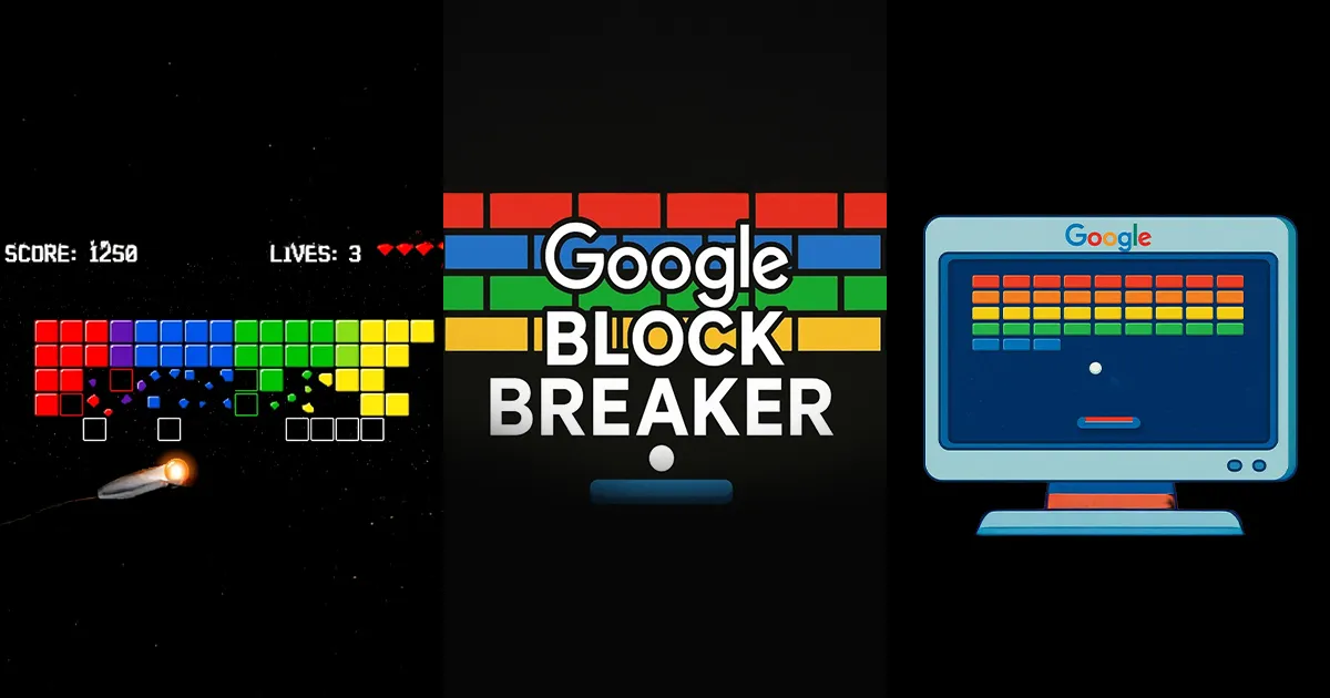 Google Block Breaker